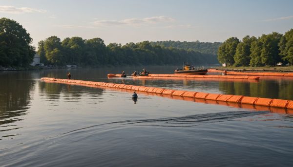 Barrage flottant anti pollution : la sécurité de nos eaux en première ligne